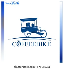 Coffeebike vector icon