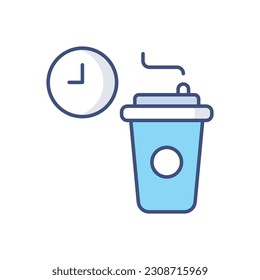 Coffeebreak icon vector stock illustration.