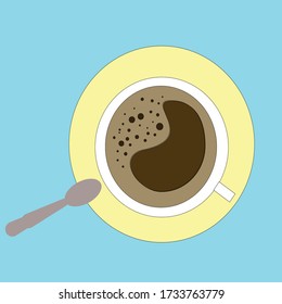 coffee-cup, cafe, aroma vector icon