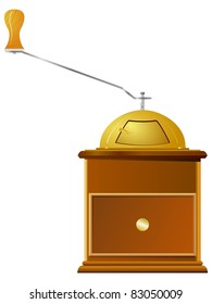 coffee-grinder. vector