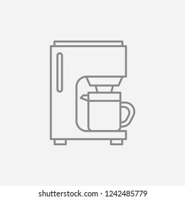 Coffeemaker Modern Simple Vector Icon