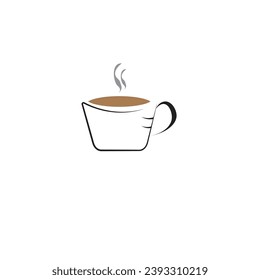 Coffee-Mug-logo or clip art or flat design
