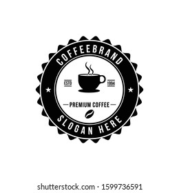 CoffeeShop vector logo template. Professional logo for coffee shop brand, cafe or restaurant