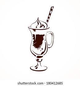 Coffee.Vector sketch.