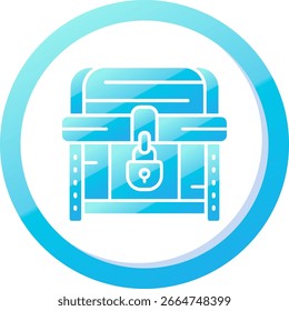 Coffer Line vector Icon Design
