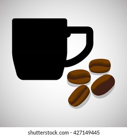 Cofffee icon. drink concept.  Flat illiustration