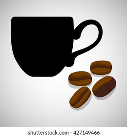 Cofffee icon. drink concept.  Flat illiustration