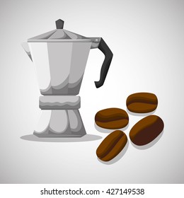 Cofffee icon. drink concept.  Flat illiustration