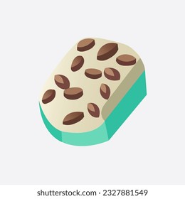 Coffie Bean Chocolate vector art