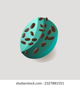 Arte vectorial Coffie Bean Chocolate