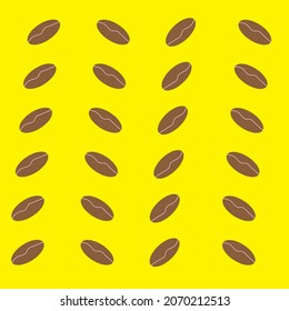 Coffie Bean Textile Design Or vector Pattern Design