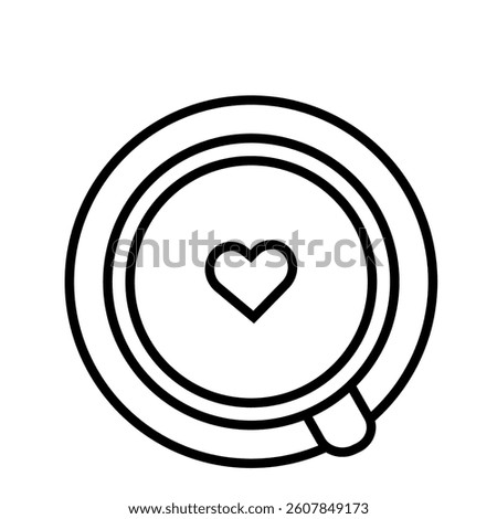 coffie icon on white background