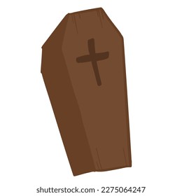 coffin with cross logo,good for graphic design resource