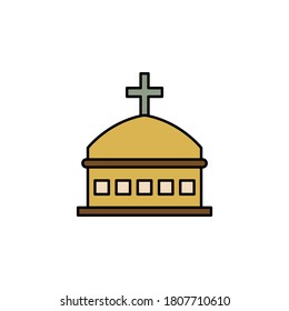 coffin, death outline icon. detailed set of death illustrations icons. can be used for web, logo, mobile app, UI, UX