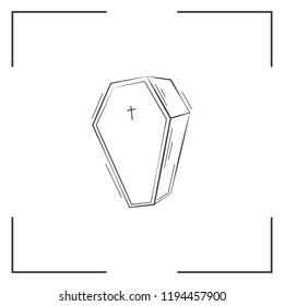 coffin doodle design