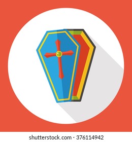 coffin flat icon