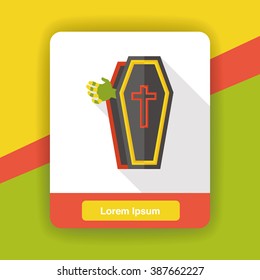 coffin flat icon