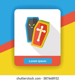 coffin flat icon