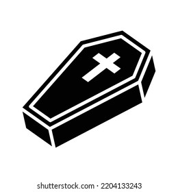 coffin icon vector design template