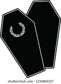 coffin logo simple