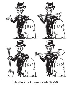 coffin maker Grim Reaper
