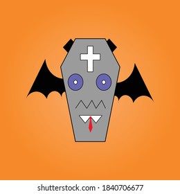 A coffin monster with Dracula's spirit.