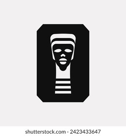 Coffin mummy icon - Simple Vector Illustration