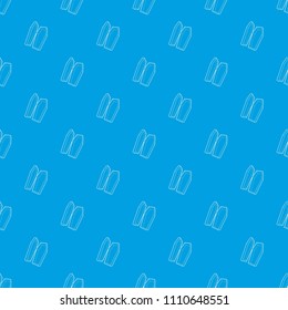 Coffin pattern vector seamless blue repeat for any use