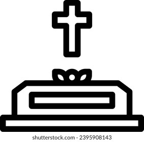 icono de línea de un solo vector
