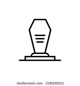 A coffin is a six-sided box