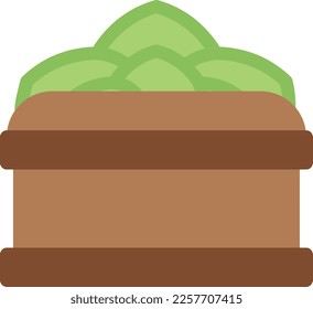 ilustración de coffin Vector en un fondo transparente. Símbolos de calidad superior. Iconos vectoriales de color de línea para el concepto y el diseño gráfico.