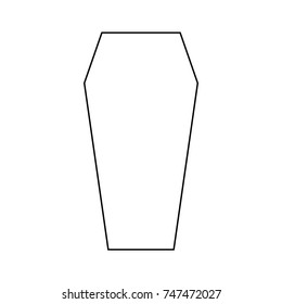 Coffin.Vector illustration
