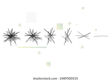 Cofusion to Clarity - ADHD - Slow Thinking - Abstract Illustration as EPS 10 File