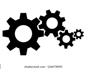 Cog concept , vector