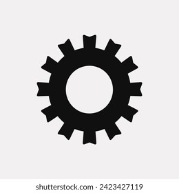 Cog Craft Crown icon - Simple Vector Illustration