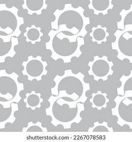 cog gear machine industry symbol seamless vector 