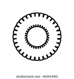 cog gear machine part technology icon. Isolated and flat illustration. Vector graphic