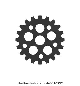 cog gear machine part technology icon. Isolated and flat illustration. Vector graphic