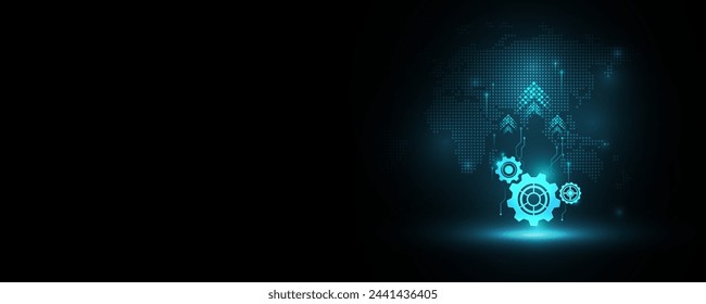 Cog gear network work technology background picture
Hi-tech
