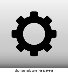 Cog Gear Vector Icon Illustration