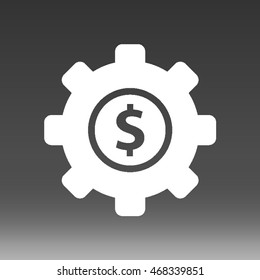 Cog Gear Vector Icon Illustration