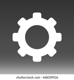 Cog Gear Vector Icon Illustration