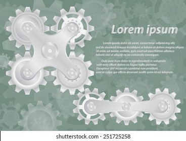 Cog gears concept with abstract gear wheels background,Vector illustration - Powered by Shutterstock - Get 15% off with code: PIKWIZARD15