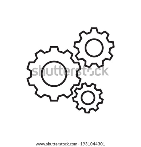 Cog icon design vector file