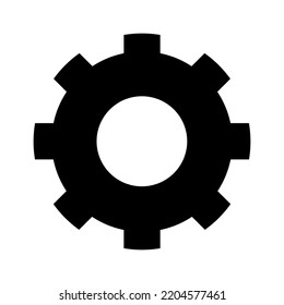 Cog Icon Gear Wheel Symbol Icon Stock Vector (Royalty Free) 2204577461 ...