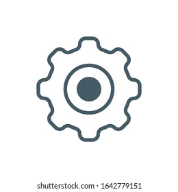 Cog Icon for Graphic Design Projects