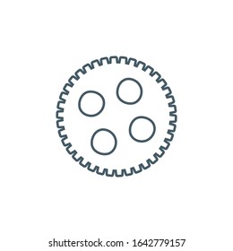 Cog Icon for Graphic Design Projects