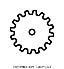 Cog icon for graphic design projects