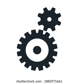 Cog icon for graphic design projects