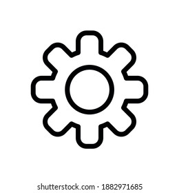 Cog icon for graphic design projects